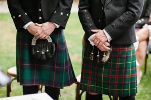 scottish wedding ceremony with kilt in verona